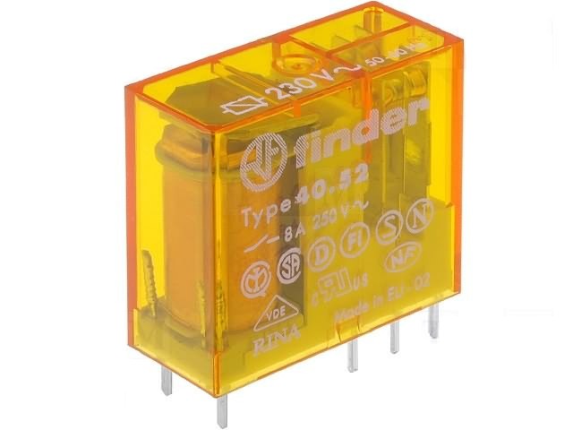 RELE 48Vac 2Ctos Conmutados 8A/250Vac FINDER