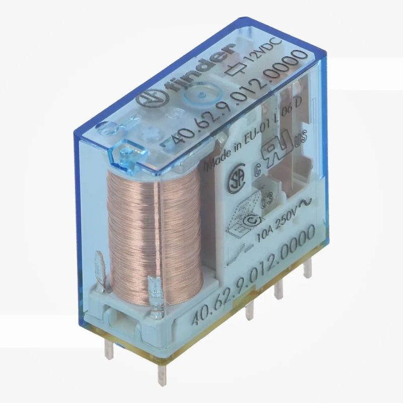 Rele 12Vdc 2Ctos. Conmutados DPDT 10A/250Vac FINDER