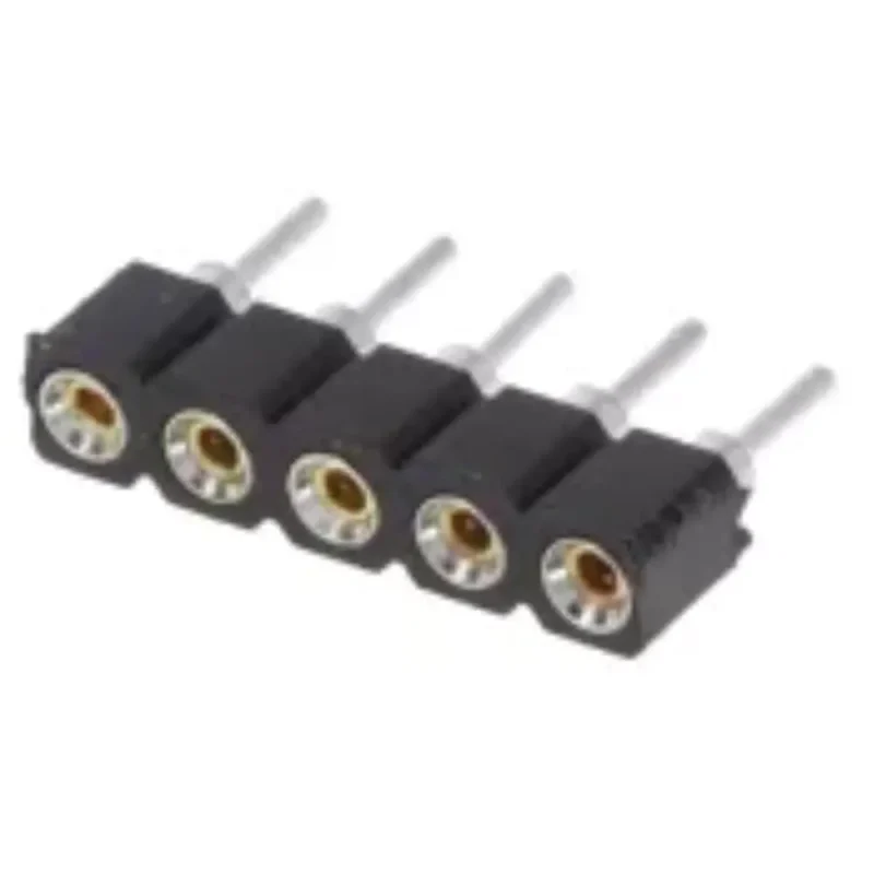 Tira Poste 5 Pines Hembra Torneado recto paso 2,54mm
