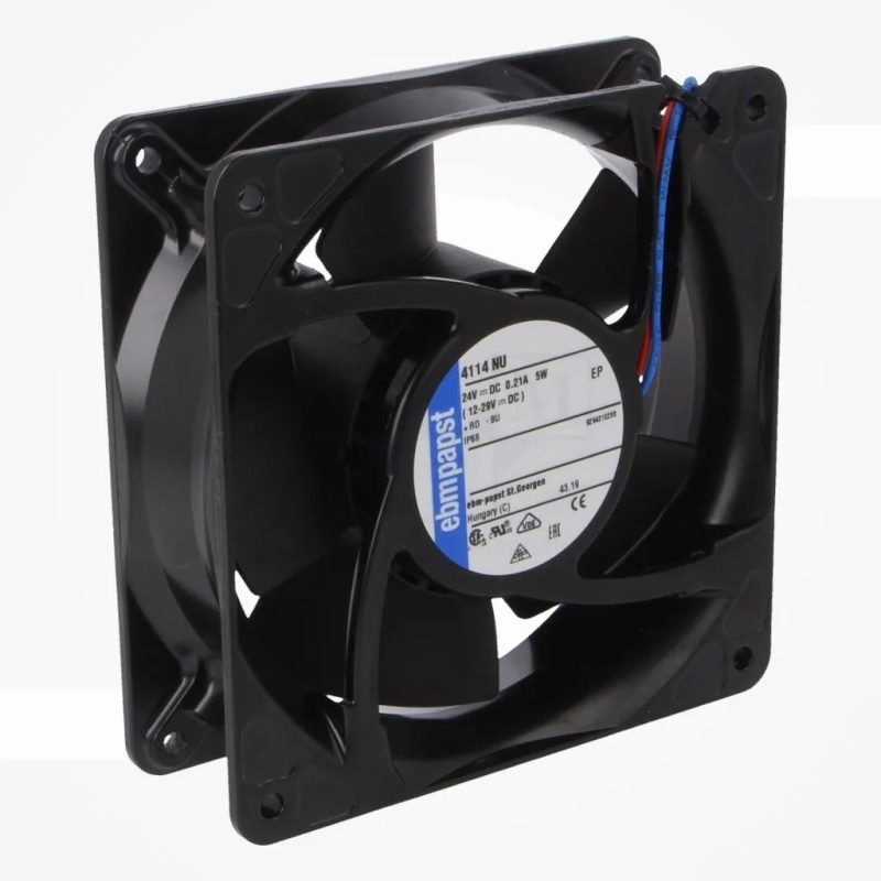 Ventilador DC axiales 24VDC 119x119x38mm 178m3/h 48,5dBA