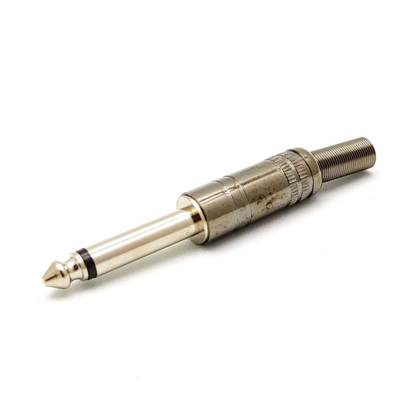 Conector JACK 6,3mm Macho Mono Niquelado 15.115/CP