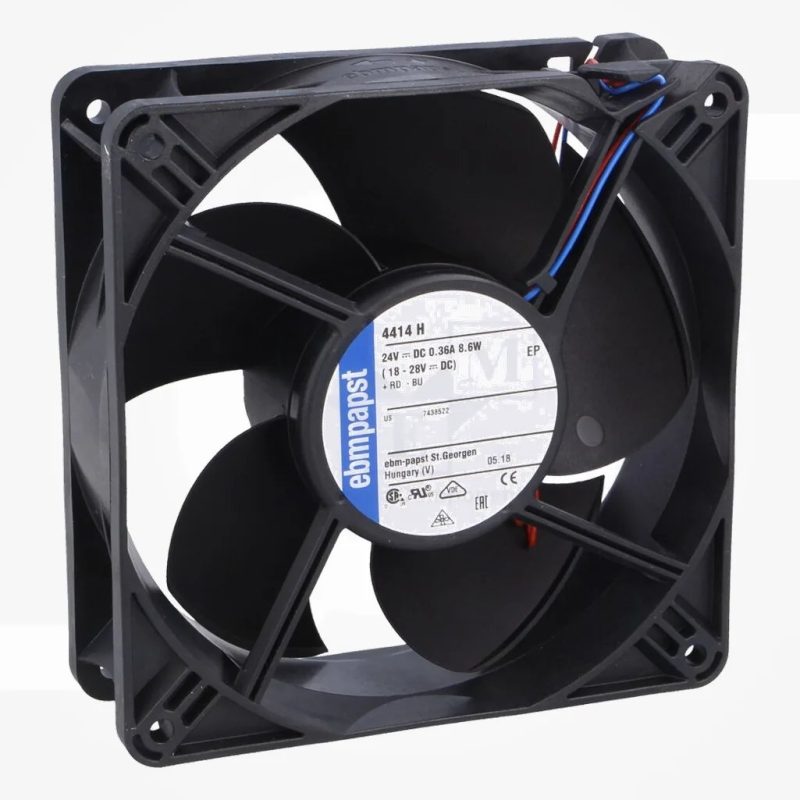 Ventilador DC axiales 24VDC 119x119x38mm 240m3/h 50dBA bolas
