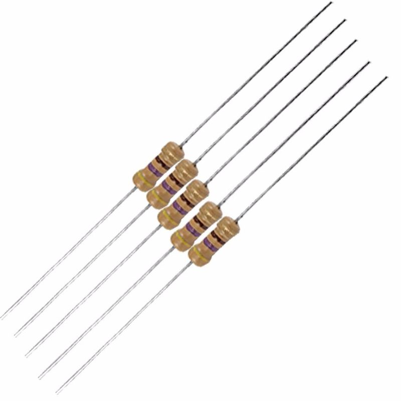 Resistencia Carbon 470K 1/4W 5% Axial