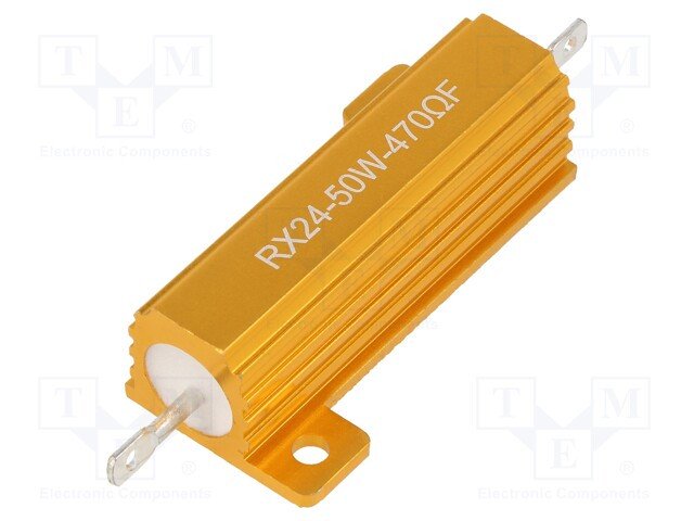 Resistencia Potencia Bobinada 470R 50W 5% Metalica SR
