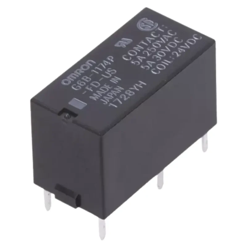 RELE 24VDC 5A/250Vac 1Cto. SPST-ON Cto.Impreso  OMRON