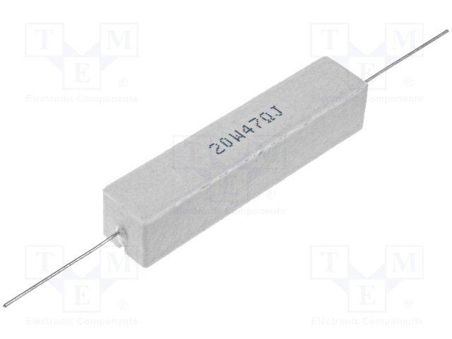 Resistencia Bobinada 47R 20W 5% Axial