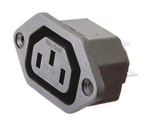 Conector Alimentacion IEC320 C13 Hembra Chasis