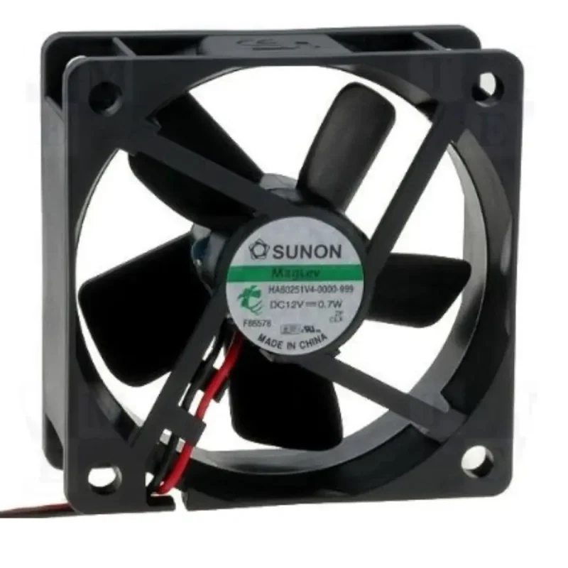 Ventilador 12Vdc  60x60x25mm 0,7W 2 Cables VAPO