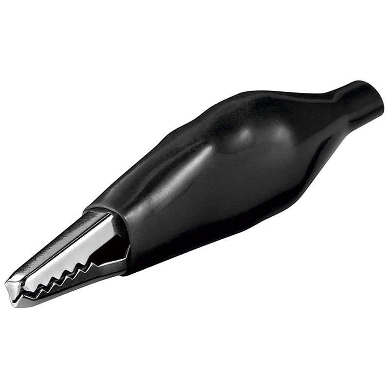 Pinza Cocodrilo Aislada de 44mm NEGRO  38.052/N