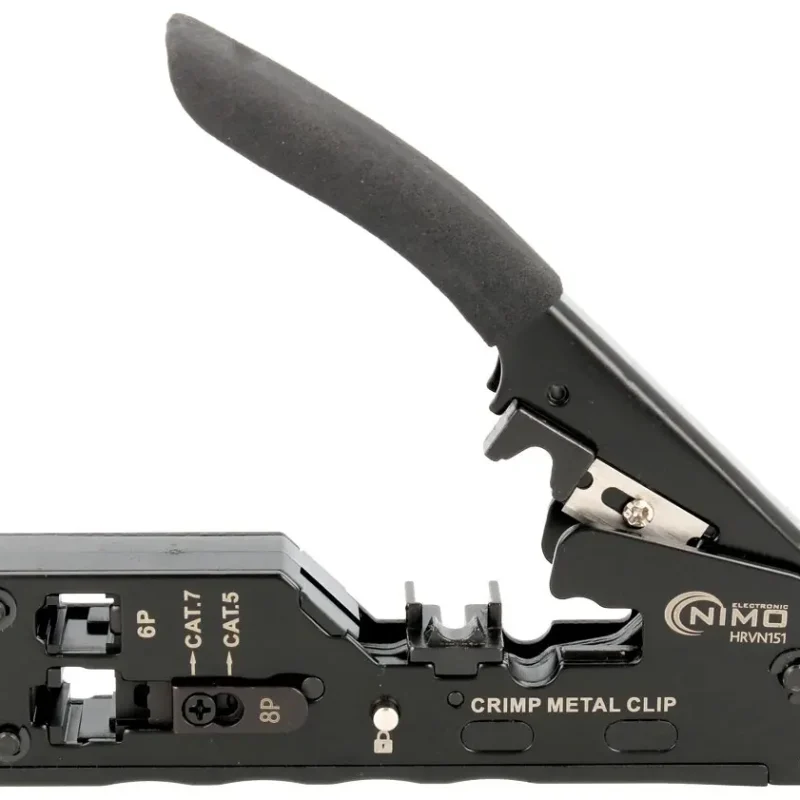 Crimpadora Compacta Conectores  RJ45 FAST  1-2-3 EASY