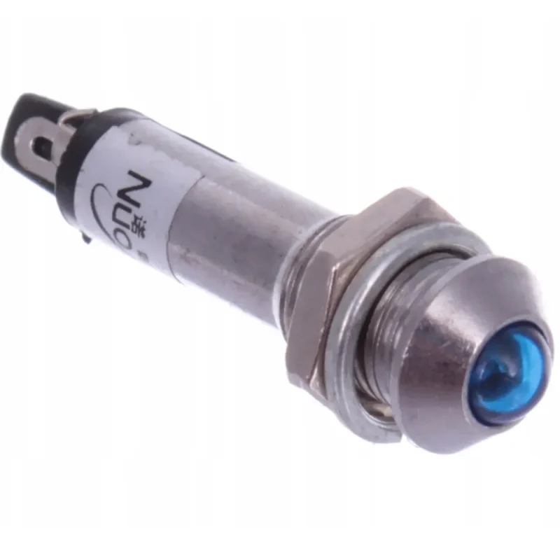Piloto LED 24Vdc Luz AZUL Convesa para Panel