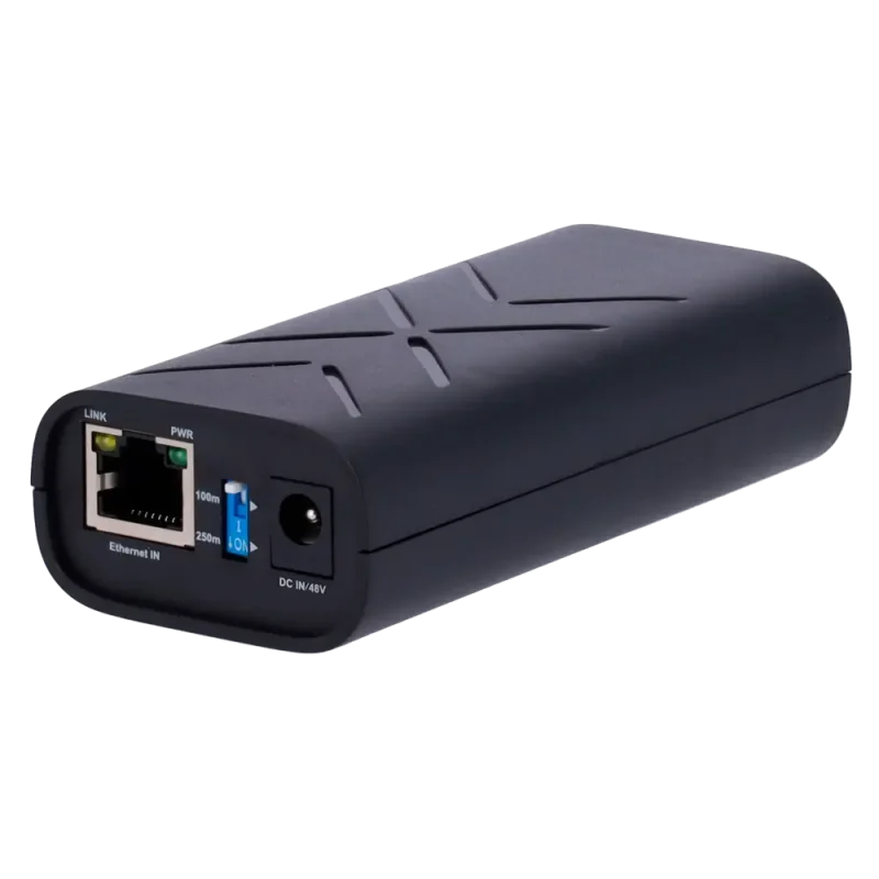 Inyector POE IEEE802.3af/at 60W Gigabit 10/100/1000