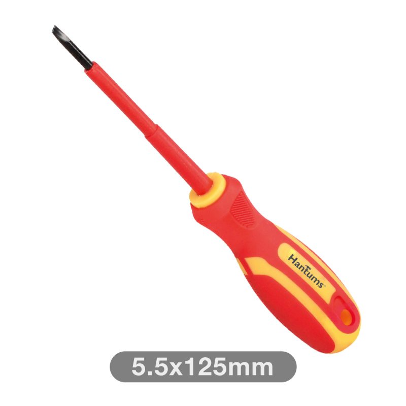 Destornillador aislante plano 5,5x125mm