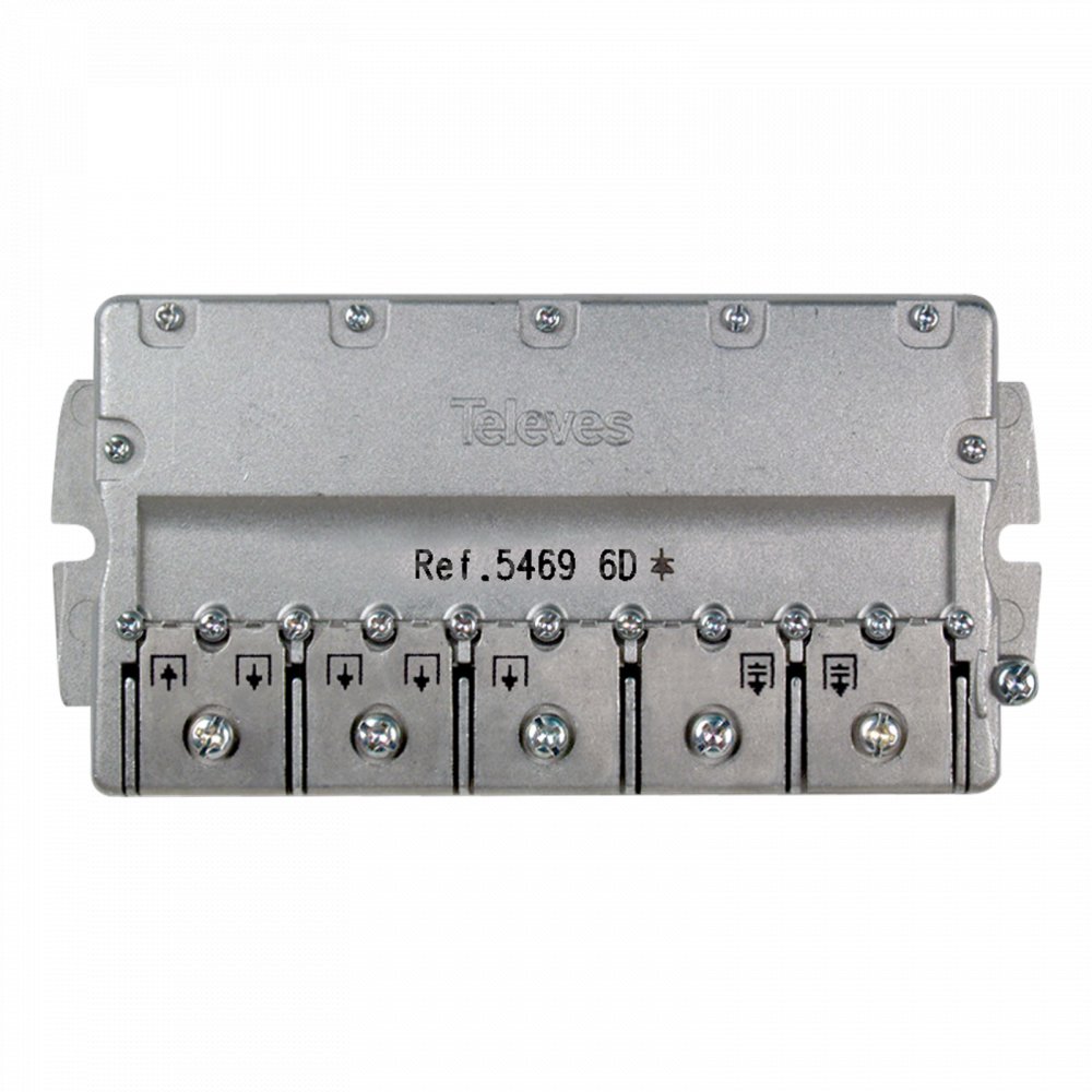 Repartidor TV 6D 5-2400MHz 11/14dB EasyF
