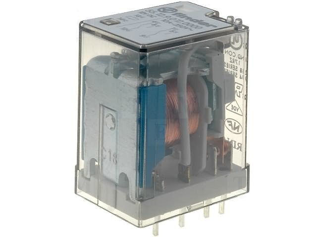RELE FINDER 12Vac 2Ctos Conmutados 10Amp