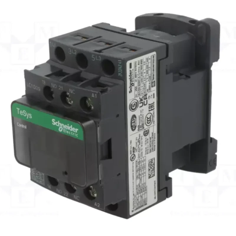 CONTACTOR 3 Polos 9A 48Vac NO x3 Contactos auxiliares NO + NC