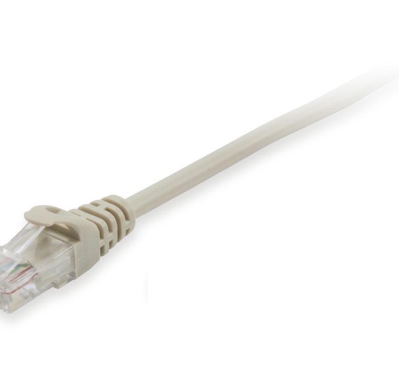 Latiguillo RJ45 Cat6 UTP CCA 1m GRIS EQUIP