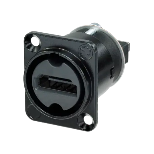 Adaptador HDMI Hembra x2 para Panel tipo D NEUTRIK  NEGRO