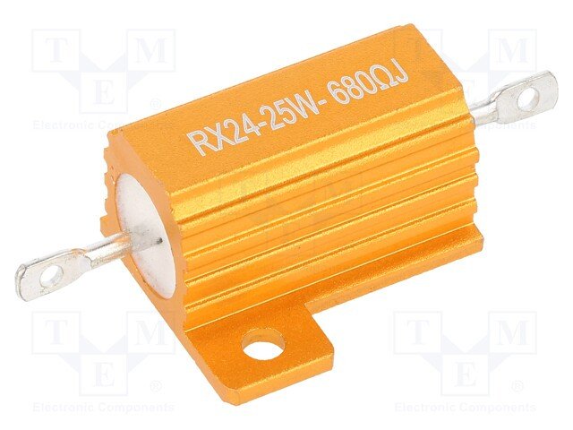 Resistencia Potencia 680R 25W 5% Metalica SR