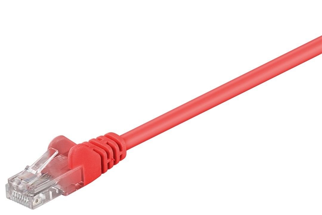 Latiguillo RJ45 Cat5e UTP CCA 2m ROJO GOOBAY