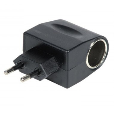 Alimentador Fijo 12Vdc 1Amp salida Mechero Coche Entrada 230Vac
