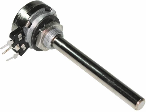 100K Potenciometro Lineal Eje Metal diametro 6mm