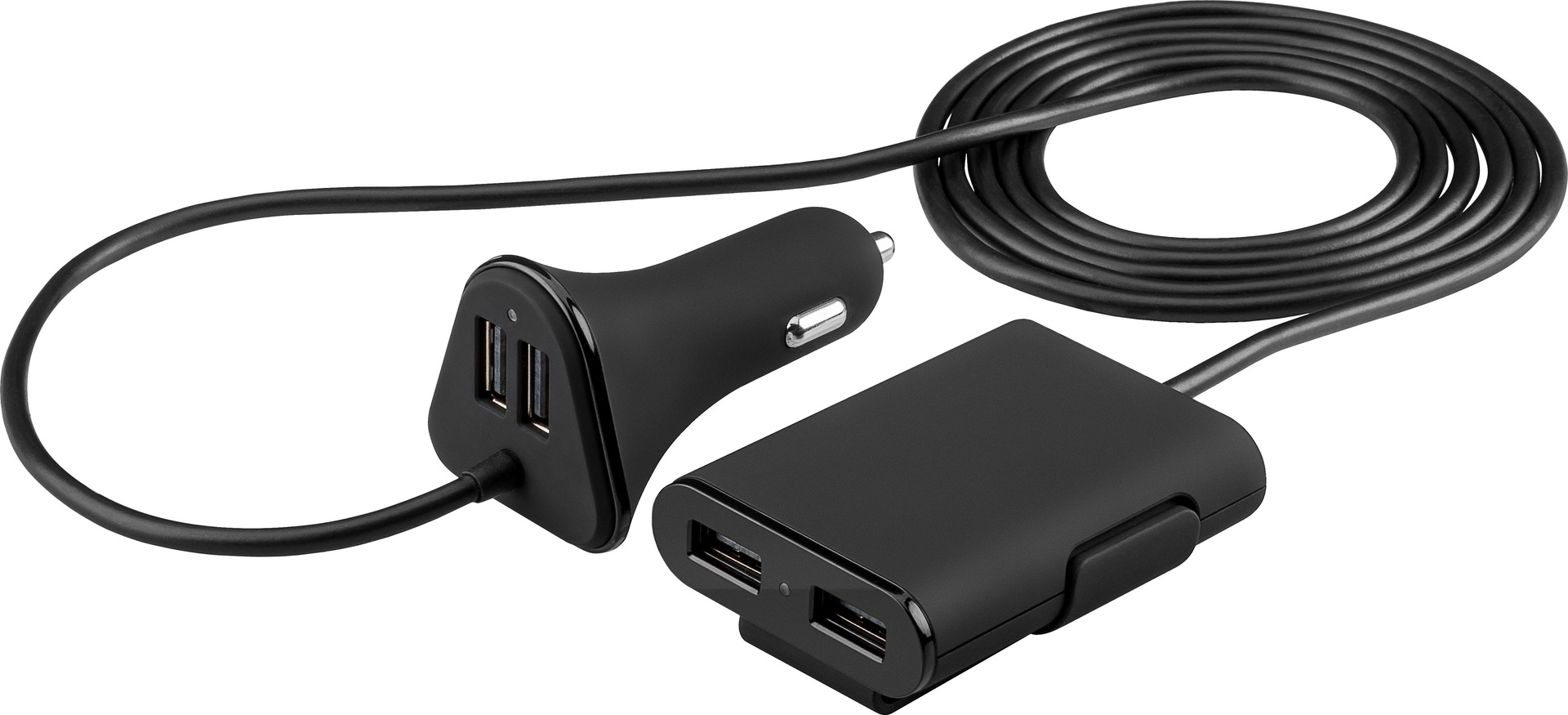 Cargador USB MECHERO 12/24V a 5Vdc x4 9,6A
