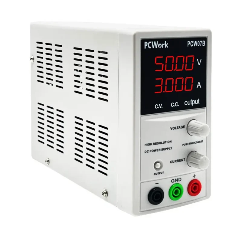 Fuente Alimentacion Digital Laboratorio 0-50Vdc 0-3Amp PCWork
