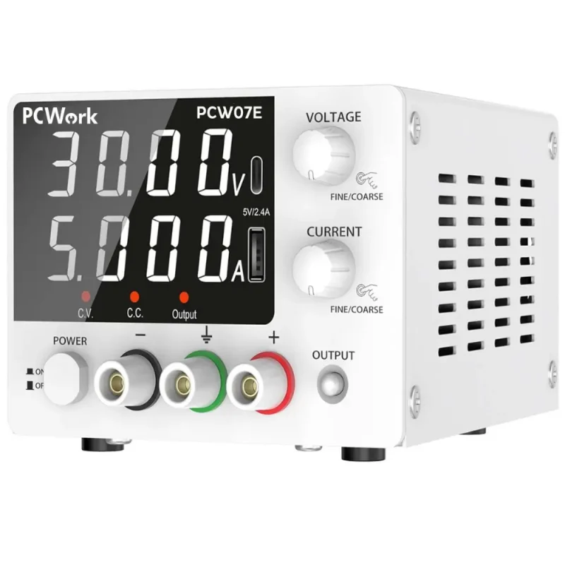 Fuente AlimentaciÃ³n Laboratorio 0-30Vdc 0-5Adc 150W Con USB tipo C