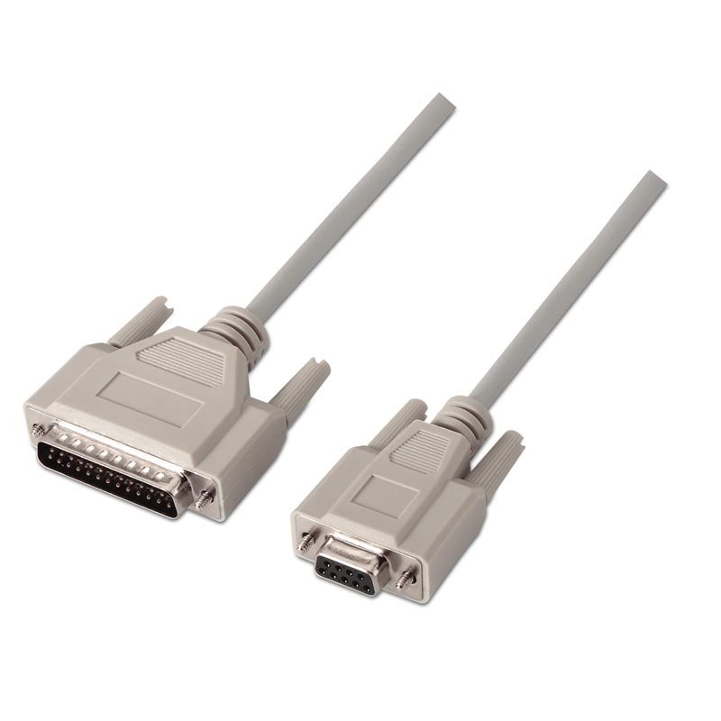 Cable D-Sub DB25 Macho a DB9 Hembra 1,8m