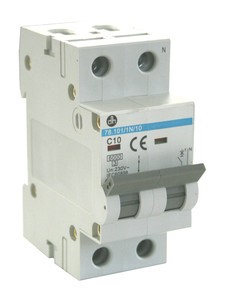 Interruptor Magnetotermico 1P+N  6A/230Vac