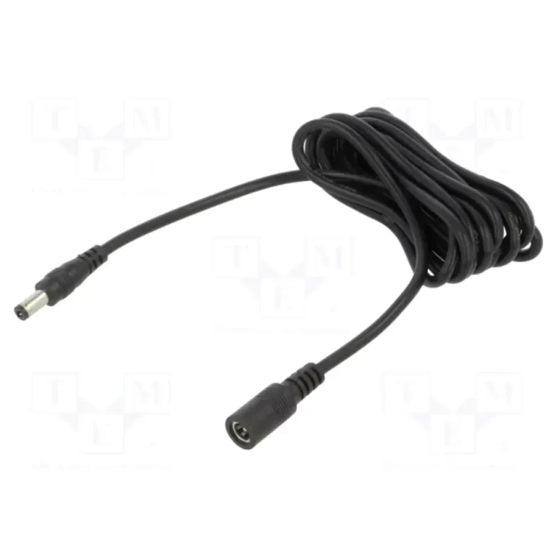 Cable AlimentaciÃ³n DC Conectores Macho-Hembra 5.5×2.1mm Longitud 1 metro