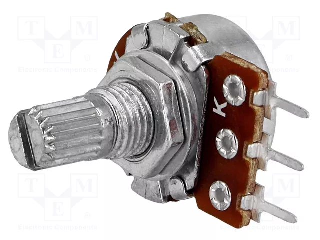 Potenciometro 10K LINEAL Eje corto Metal 6mm