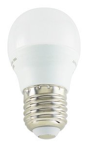 Bombilla LED E27 5W 230Vac 4000K ESFERICA