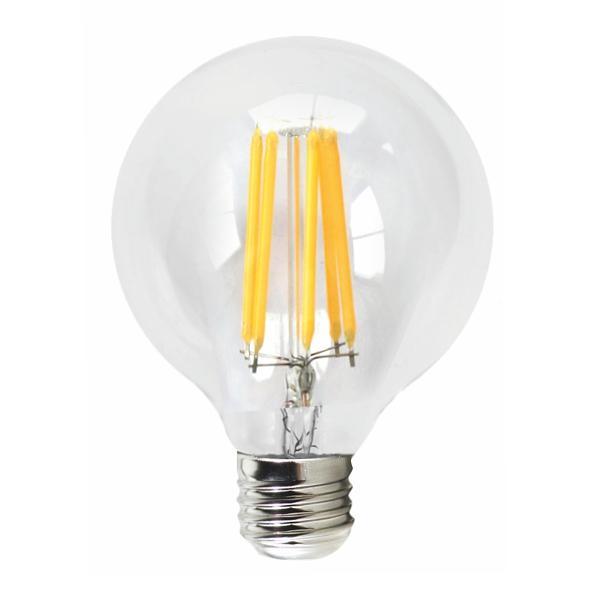 Bombilla LED GLOBO Filamento REGULABLE E27 6W 230V 3000K