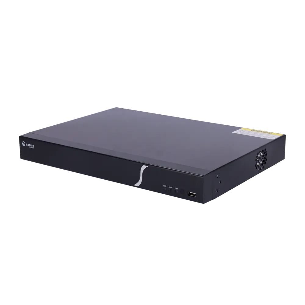 Grabador NVR 32Ch IP 8Mpx 192Mbps SAFIRE SMART
