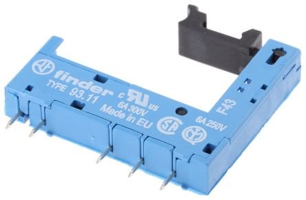 ZOCALO RELE Circuito Impreso serie 34.51 y 34.81 FINDER