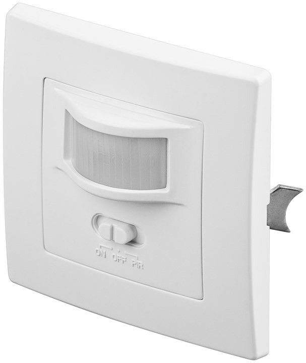 Detector movimiento empotrar pared LED Goobay