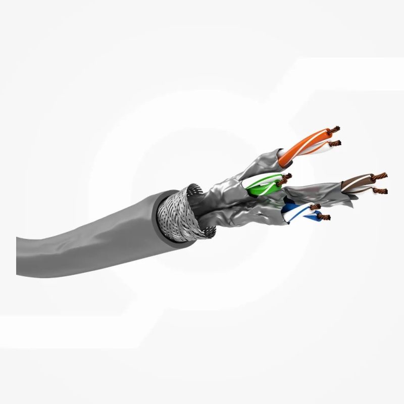 Cable de red CAT 6A, S/FTP (PiMF), gris