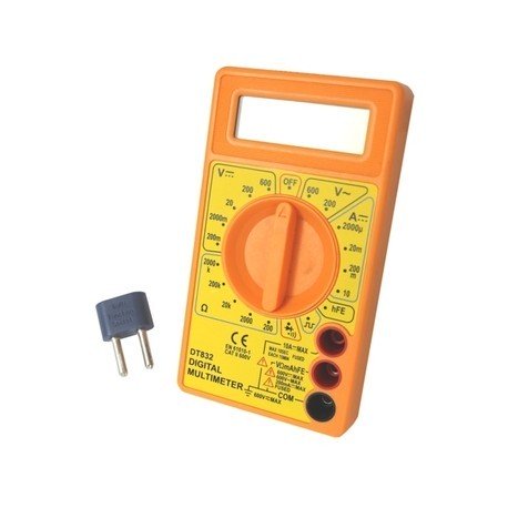 Multimetro Digital 600Vdc 600Vac 10Adc  DT832