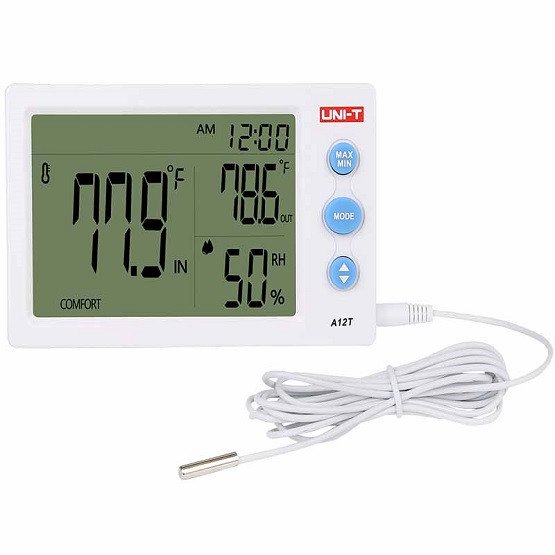 Medidor Digital Temperatura Humedad Termohigrómetro UT12T