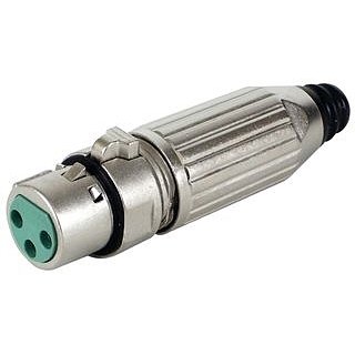 Conector XLR Hembra 3Pin SWITCH