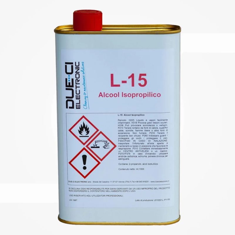 Alcohol Isopropilico para Fibra Optica 1000ml