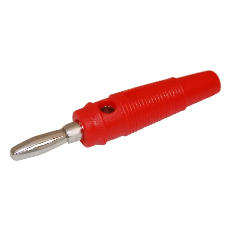 Banana Macho Aerea 4mm Biconexion ROJA