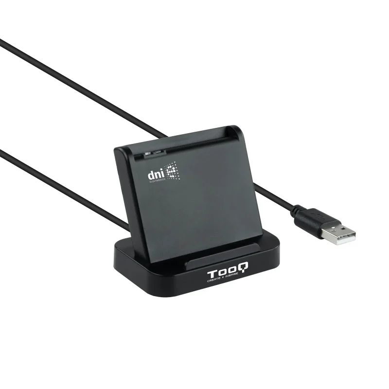 Lector Tarjetas Inteligentes DNIe VISION USB NEGRO TOOQ