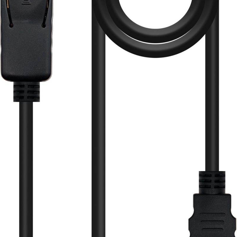 Cable DisplayPort a HDMI NEGRO 0,5m NANOCABLE
