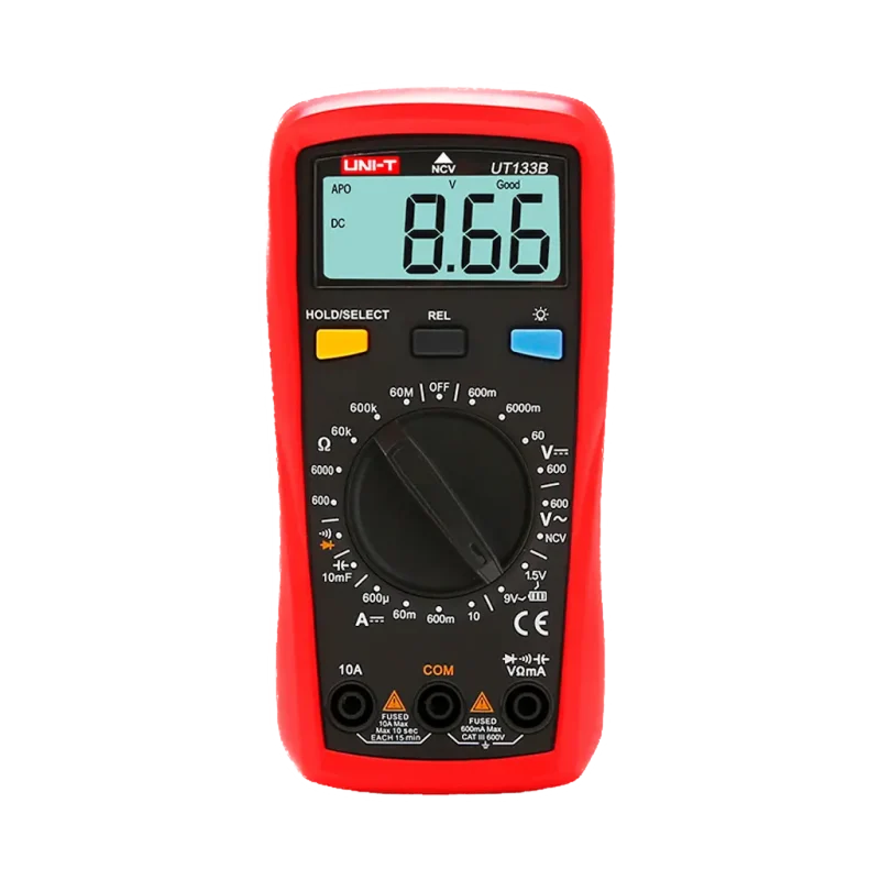 Multimetro Rango Manual AC/DC 10A 600V UNI-T UT133B