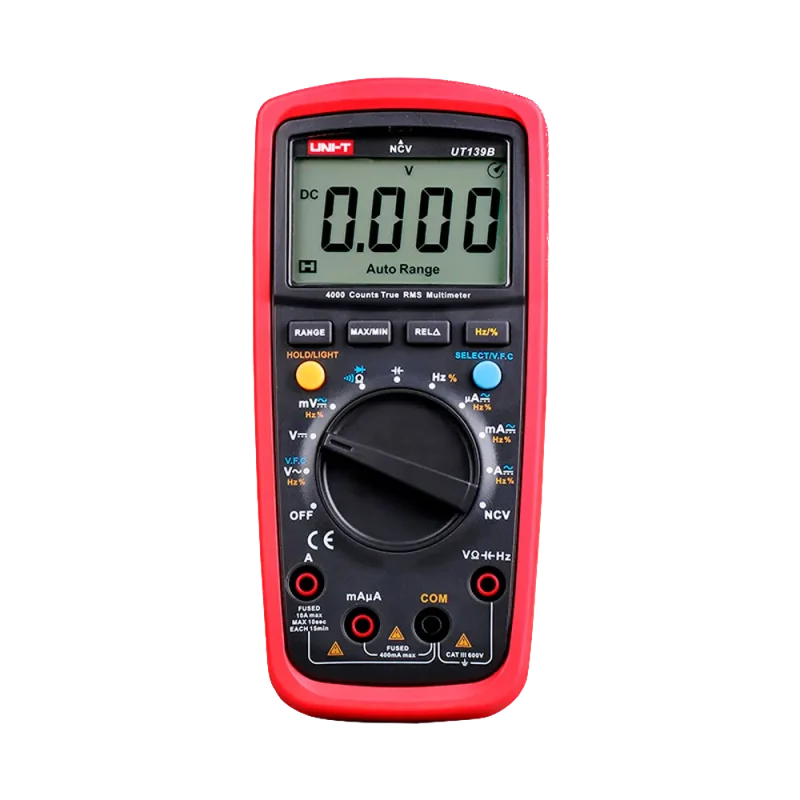 Multimetro Digital DC/AC 10A AC/DC 600V UNI-T UT139C
