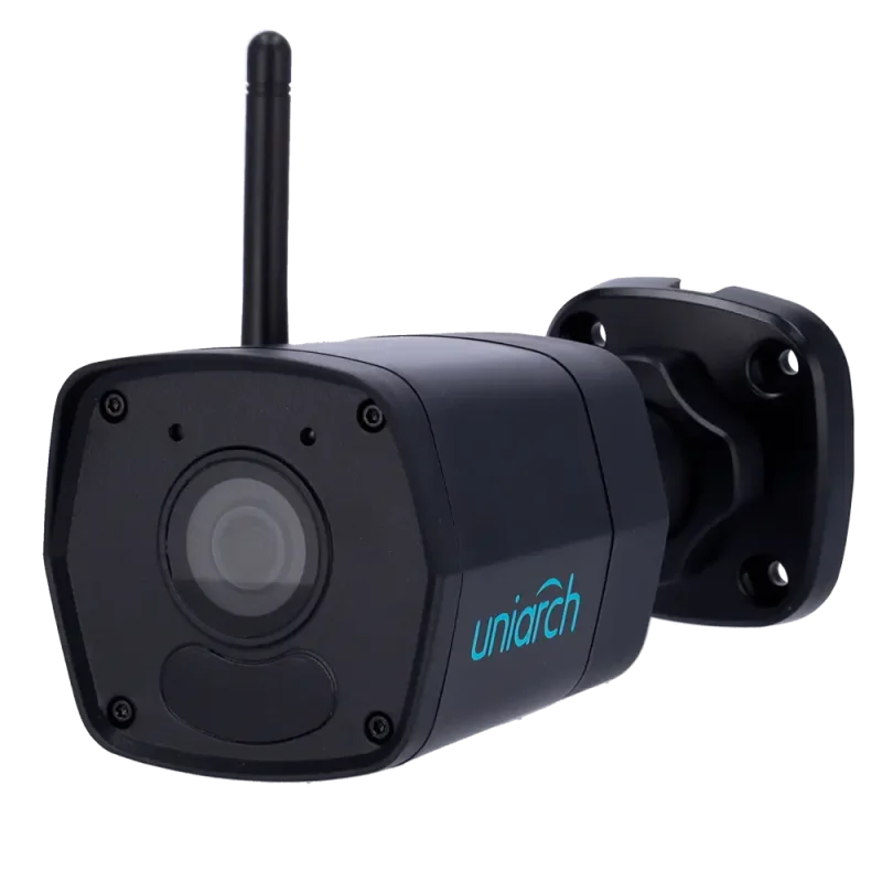 Camara IP Bullet 2,8mm 2Mpx WiFi NEGRA UNIARCH