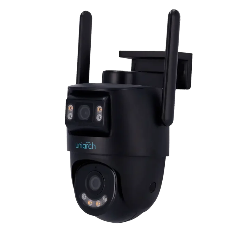 CÃ¡mara IP PT Dual 2,8mm/4mm 3Mpx WiFi NEGRA UNIARCH
